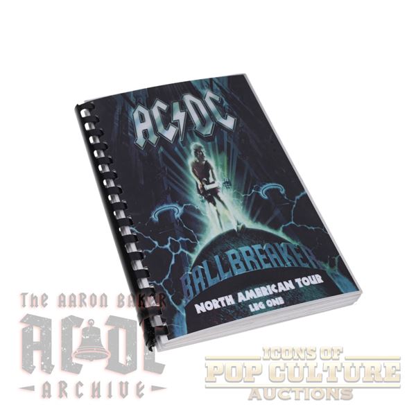 AC/DC - Ballbreaker 1996 North American Tour Itinerary Book - 2187