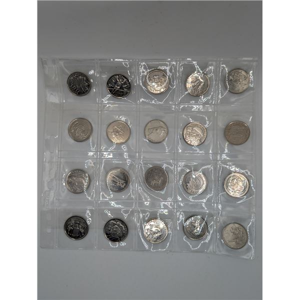 Various 20 CDN Special Quarters with LYNX