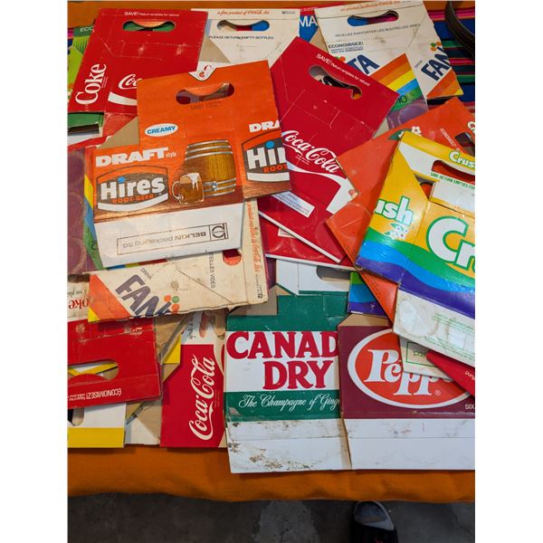 Collection of Pop Bottle Boxes
