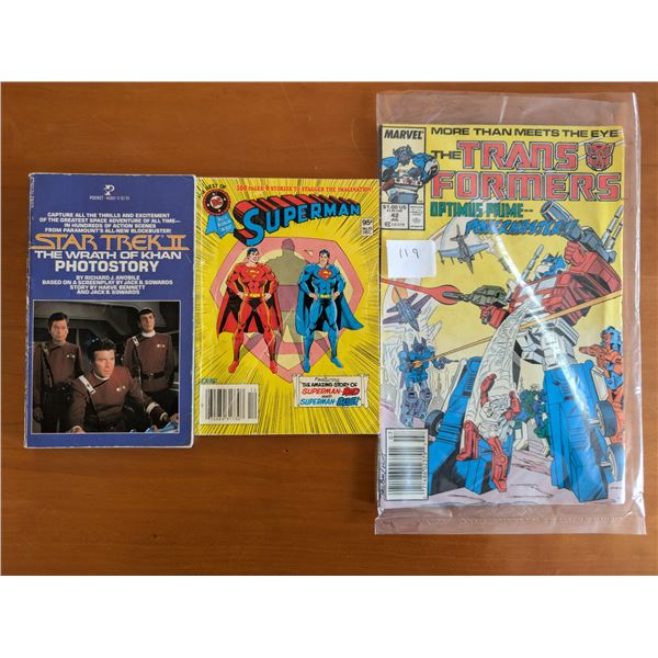 Star Trek Novel / Superman / Transformer