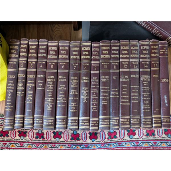Complete Set of Richards Topical Encyclopedia