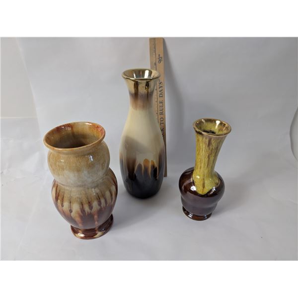 Lot of 3 German Vintage Vases