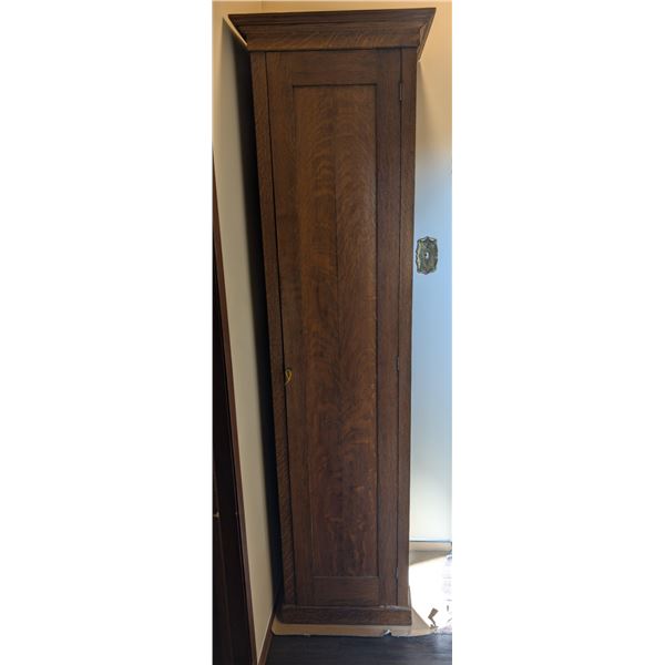 Tall Wood Hall Cabinet