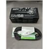 Image 1 : SHURE SM58 Microphone and 25ft Microphone Cable (NEW)