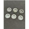 Image 1 : Lot of 6 1967 Rabbit Nickels