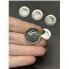 Image 2 : Lot of 6 1967 Rabbit Nickels