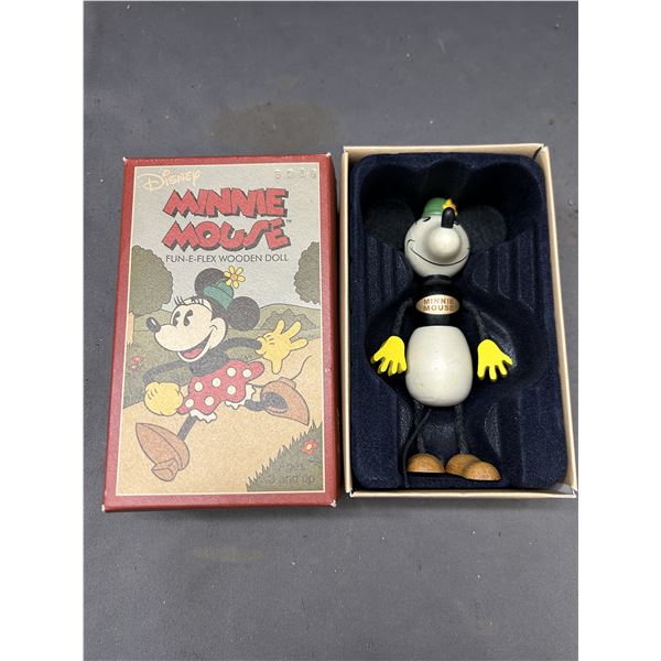 Minnie Mouse Fun-E-Flex Wooden Doll Schylling