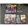 Image 1 : Lot of 7 VHS Tapes Spider-Man, Batman The Movie, Doctor Who