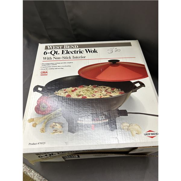 West Bend Electric Wok 6-Qt