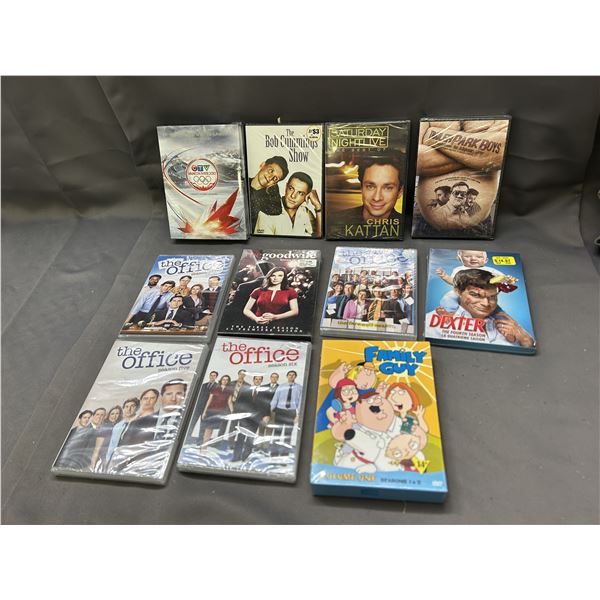 Lot of 11 SEALED DVD TV Show Complete Seasons, The Office, Family Guy, Dexter, Etc