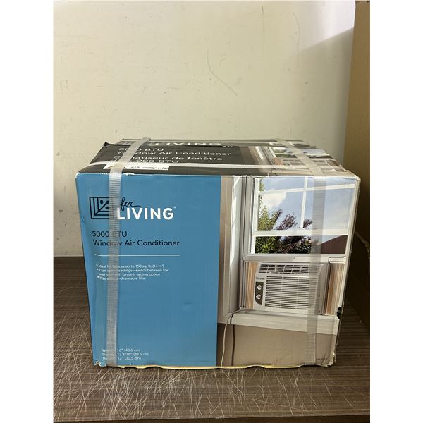 For Living 5000 BTU Window Air Conditioner Boxed NEW/RETURN