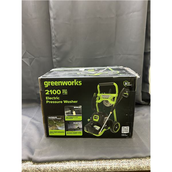 Greenworks 2100 Electric Pressure Washer NEW/RETURN
