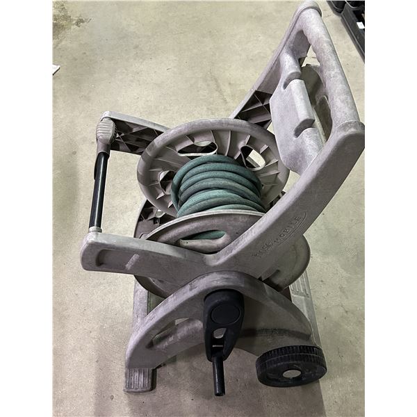 Outdoor Garden Hose Winder Cart