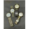 Image 1 : Lot of 4 Men's Watches 1 Quartz, 3 Mechanical, Tuxedo 21 Jewel, Bulova, Caravelle, JB Champion
