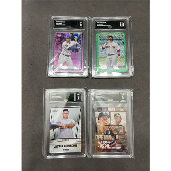 MLB Baseball Graded Card lot ft. Aaron Judge Jasson Dominguez Rookie Corey Seager