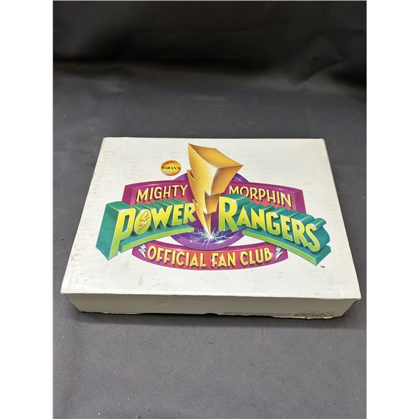 Mighty Morphin Power Rangers Official Fan Club Box 1994 Saban's With Merchandise