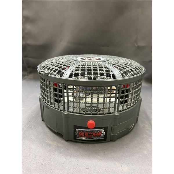 WWE Micro Aggression Crash and Bash Elimination Chamber Arena Ring, 8 Figures