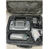 Image 2 : Sega Game Gear Console with Battery Pack and Carrying Case. incl. Game. Untested
