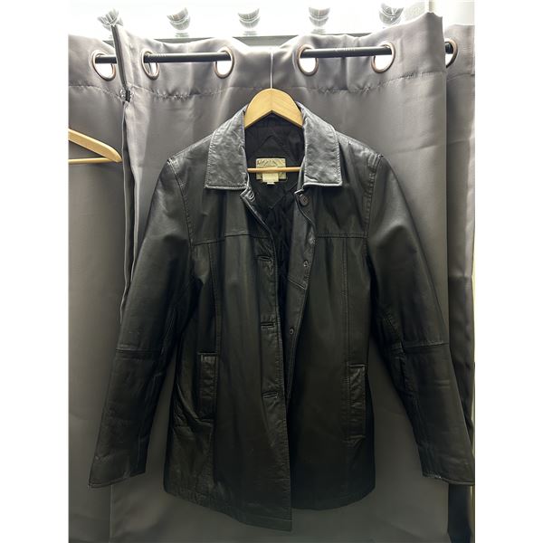 Size 14 Authentic 100% Leather Jacket
