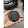 Image 2 : Black Ceramic Tea Set Pot and 4 Cups