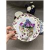 Image 2 : 4pcs Fine China Hand Painted Sicily Bowl, Japan Decorative Plate with Cup, Tea Cup and Saucer, Jug