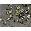 Image 2 : Lot of Assorted Vintage Rhinestone Costume Jewelry