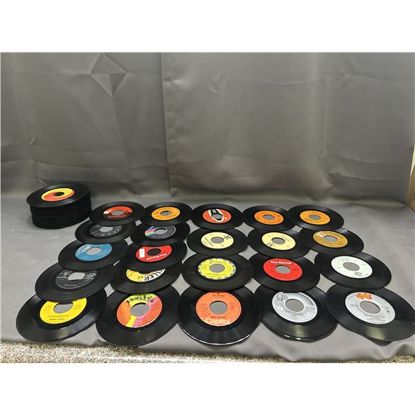 approx 65 Records 45s Cat Stevens, Easy Listening, Etc