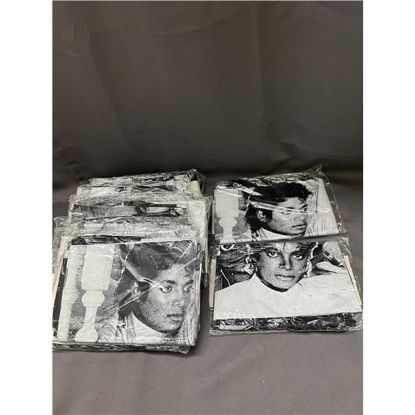 Lot of 24 Michael Jackson Silkscreen Wall Tapestries / Flags New Old Stock