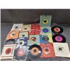 Image 1 : Lot of 19 Classic Rock and Soundtrack Singles 45s
