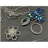 Image 2 : Rhinestone Brooches, Clip-On Earrings, Necklaces