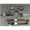 Image 1 : Lot of 8 Watches Assorted Guess, Bulova, Etc (need new batteries)