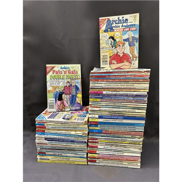 Lot of approx 60 Archie Double Digest Pocket Books