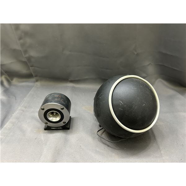 Vintage Speakers Realistic Super Tweeter and Retro Orb Speaker / Apollo? Speaker