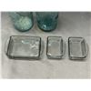 Image 2 : Denmark Glass Server Inserts and Vintage Antique Mason Jars