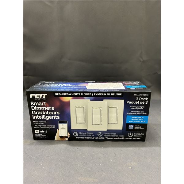 FEIT Smart Dimmers  3-Pack NEW/RETURN