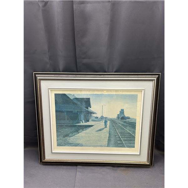 Artist Signed and Numbered "Afternoon" Geo Jenkins 29" x 24" Framed Wall Art Print