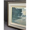 Image 2 : Artist Signed and Numbered "Afternoon" Geo Jenkins 29" x 24" Framed Wall Art Print