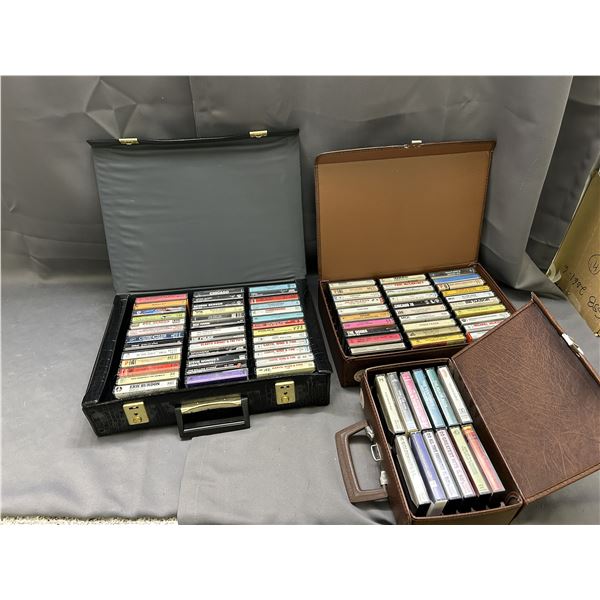 3 Cassette Tape Cases FULL approx 72