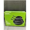 Image 2 : 3pc Cast Iron Skillet Set