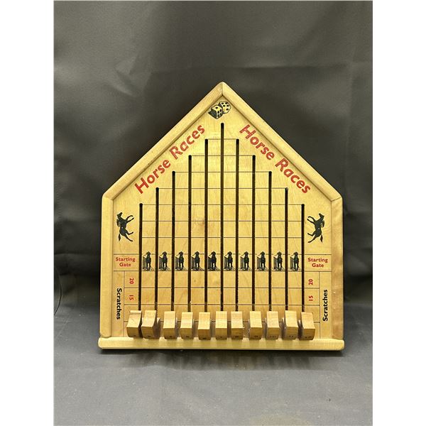 Horse Races Wooden Tabletop Game by Rascal Toys
