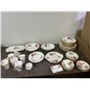 Image 1 : Royal Albert 65pcs "American Beauty" Dinner Set Fine Bone China Porcelain