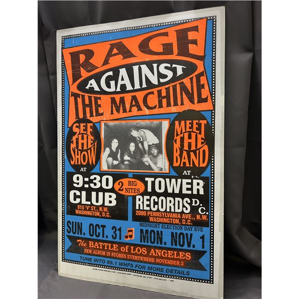 Rage Against The Machine Concert Poster and Led Zeppelin Poster