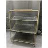 Image 1 : Vintage Metal Magazine Rack 3-Tier 21" x 18" and 13" deep