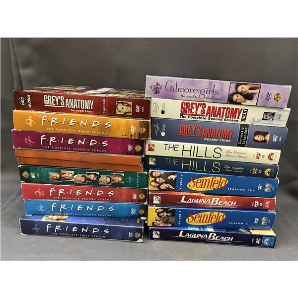 Lot of 17 TV Series Box Sets FRIENDS, Seinfeld, The Hills, Greys Anatomy, Gilmore Girls, etc
