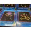 Image 2 : Lot of 5 Vintage Xmas Silhouettes Light Up Danson Decorations