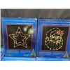Image 3 : Lot of 5 Vintage Xmas Silhouettes Light Up Danson Decorations