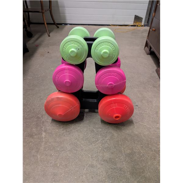 Home Dumbbell Set 2.5 5 10 lbs