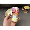 Image 4 : Vintage Lot of 4 Star Trek Deka Plastic Cups and Bowl / Plate