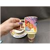 Image 6 : Vintage Lot of 4 Star Trek Deka Plastic Cups and Bowl / Plate