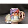 Image 7 : Vintage Lot of 4 Star Trek Deka Plastic Cups and Bowl / Plate